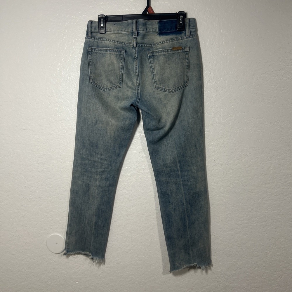 Sanctuary Light Wash Embellished Heart Love Patch Distressed Raw Women Jeans‎ 24 - Picture 9 of 14